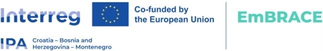 Interreg IPA, Co-funded by the European Union, EmBRACE banner